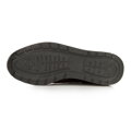 Męskie sneakersy ze skóry zamszowej i licowej czarne 92-M-300-1