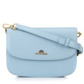 Damska crossbody ze skóry naturalnej niebieska 100-4E-214-N
