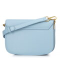 Damska crossbody ze skóry naturalnej niebieska 100-4E-214-N