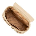 Miniplecak damski z klapą beżowy 100-4Y-441-9