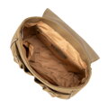 Miniplecak damski z klapą khaki 100-4Y-441-Z