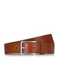 Męski pasek ze skóry naturalnej klasyczny brązowy 99-8M-113-4