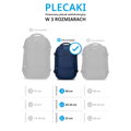 Plecak wielofunkcyjny do samolotu z poszerzeniem różowy 56-3S-017-34