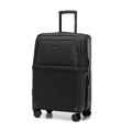 Zestaw walizek z ABS-u i nylonu czarny 56-3S-88S-10
