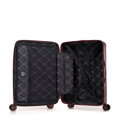 Zestaw walizek z ABS-u i nylonu burgund 56-3S-88S-35