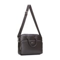 Skórzana męska torba na laptopa 15,6” ciemny brąz 102-3U-602-4