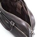 Skórzana męska torba na laptopa 15,6” ciemny brąz 102-3U-602-4