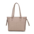 shopper kabelka s ozdobnými šnúrkami béžová 29-4Y-606-8