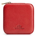 Skórzane etui na biżuterię czerwone 21-2-300-3