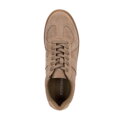 Sneakersy męskie ze skóry zamszowej ciemny beż 100-M-500-9