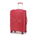 Średnia walizka z polipropylenu w okręgi czerwona 56-3T-302-31