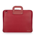 Torba na laptopa 15” z imitacji skóry bordowa 100-3P-902-3