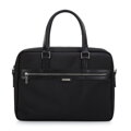 Pánska taška na notebook 15,6” s lesklým zipsom čierna 96-3U-905-1