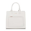 Torba na laptopa 13” z imitacji skóry kremowa 100-4Y-916-0