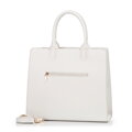 Torba na laptopa 13” z imitacji skóry kremowa 100-4Y-916-0