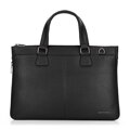 Torba na laptopa 14,5” z imitacji skóry czarna 100-3P-904-1