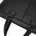 Torba na laptopa 14,5” z imitacji skóry czarna 100-3P-904-1