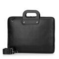 Torba na laptopa 15” z imitacji skóry czarna 100-3P-902-1