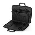 Torba na laptopa 15” z imitacji skóry czarna 100-3P-902-1