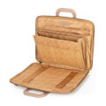 Torba na laptopa 15” z imitacji skóry beżowa 100-3P-902-9