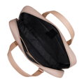 Torba na laptopa 15,6” z ekoskóry o dwóch fakturach beżowa 95-3P-006-5