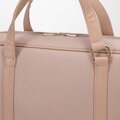 Torba na laptopa 15,6” z ekoskóry o dwóch fakturach beżowa 95-3P-006-5