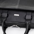 Kožená taška na notebook 16” čierna 100-3U-809-1