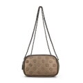 Dámska kožená crossbody na retiazke zlatá 99-4E-305-G