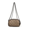 Dámska kožená crossbody na retiazke zlatá 99-4E-305-G