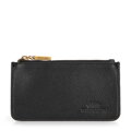 Damska torebka crossbody ze skóry dwukomorowa czarna 100-4E-631-1