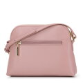 Damska saddle bag ze skóry prosta różowa 29-4E-021-1