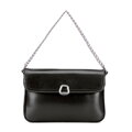 Dámska crossbody kabelka z ekokože s retiazkovým detailom Wittchen, čierna 101-4Y-435-1