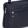 Damska crossbody dwukomorowa z ekoskóry granatowa 99-4Y-610-7