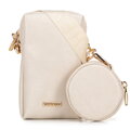 Zestaw torebek crossbody z ekoskóry kremowy 100-4Y-420-0