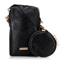 Zestaw torebek crossbody z ekoskóry czarny 100-4Y-420-1