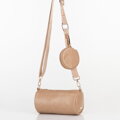 Zestaw torebek crossbody z ekoskóry beżowy 100-4Y-420-9