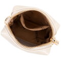 Zestaw torebek crossbody z ekoskóry kremowy 100-4Y-420-0