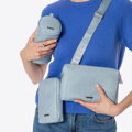 Zestaw torebek crossbody z ekoskóry niebieski 100-4Y-420-N