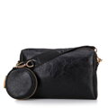 Zestaw torebek crossbody z ekoskóry czarny 100-4Y-420-1