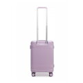 Walizka kabinowa z polikarbonu o błyszczącym wykończeniu lawendowa 56-3P-011-24