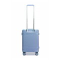 Walizka kabinowa z polikarbonu o błyszczącym wykończeniu niebieska 56-3P-011-70