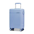 Walizka kabinowa z polikarbonu o błyszczącym wykończeniu niebieska 56-3P-011-70