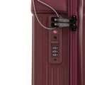 Średnia walizka z ABS-u i nylonu burgund 56-3S-882-35