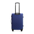 Zestaw walizek z ABS-u z deseniem granatowy 56-3A-55S-91
