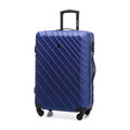 Zestaw walizek z ABS-u z deseniem granatowy 56-3A-55S-91