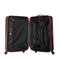 Zestaw walizek z ABS-u z deseniem bordowy 56-3A-55S-31