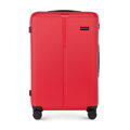 Zestaw walizek z ABS-u w drobne paski czerwony 56-3A-60S-30
