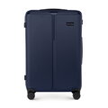 Zestaw walizek z ABS-u w drobne paski granatowy 56-3A-60S-90