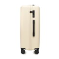 Zestaw walizek z ABS-u w drobne paski kremowy 56-3A-60S-89