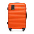 Średnia walizka z ABS - u i identyfikator z logo pomarańczowa 56-3A-312-55Z5